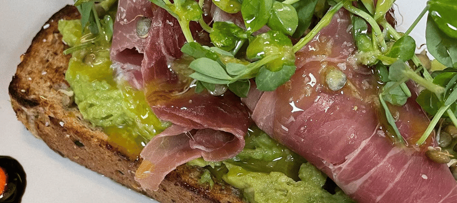 Avocado Toast with Prosciutto